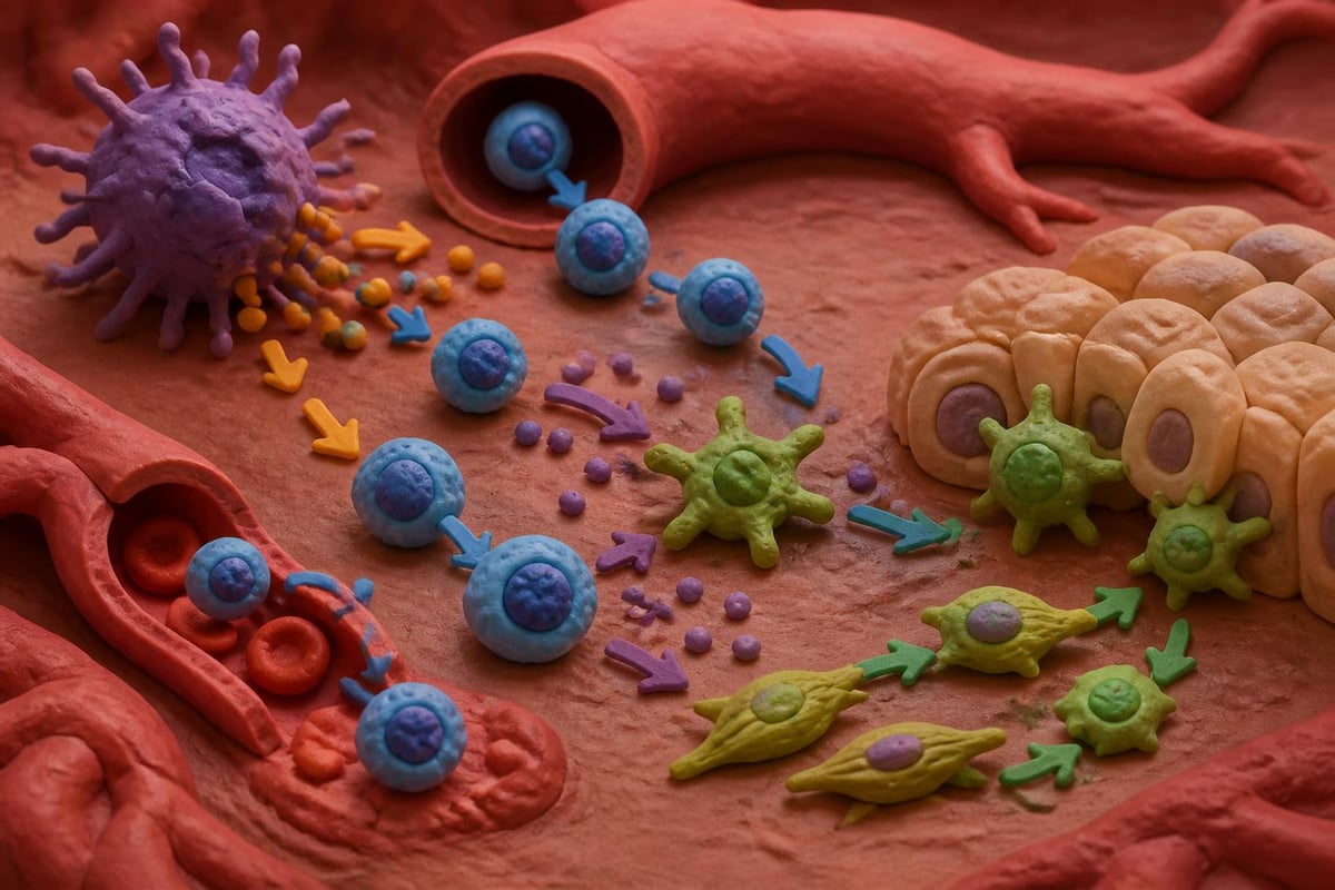 TB peptide inflammation pathways