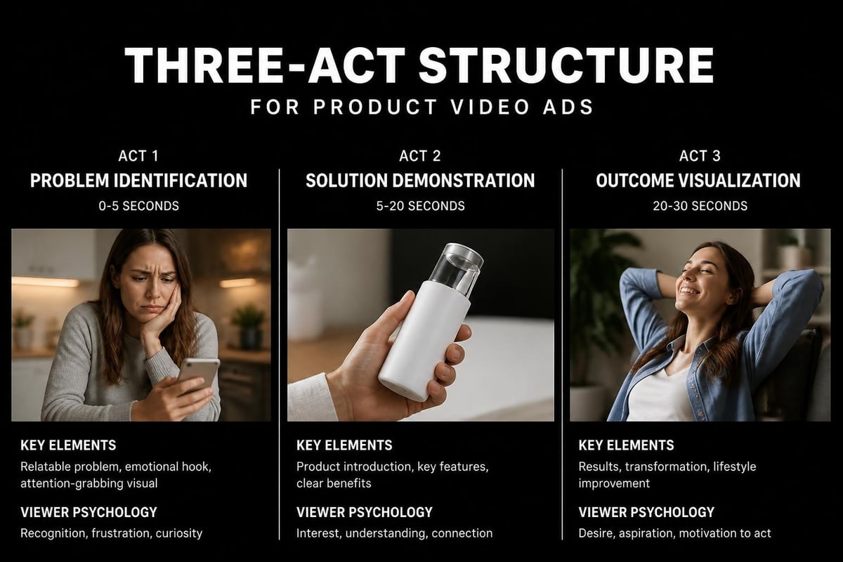 Video ad structure breakdown
