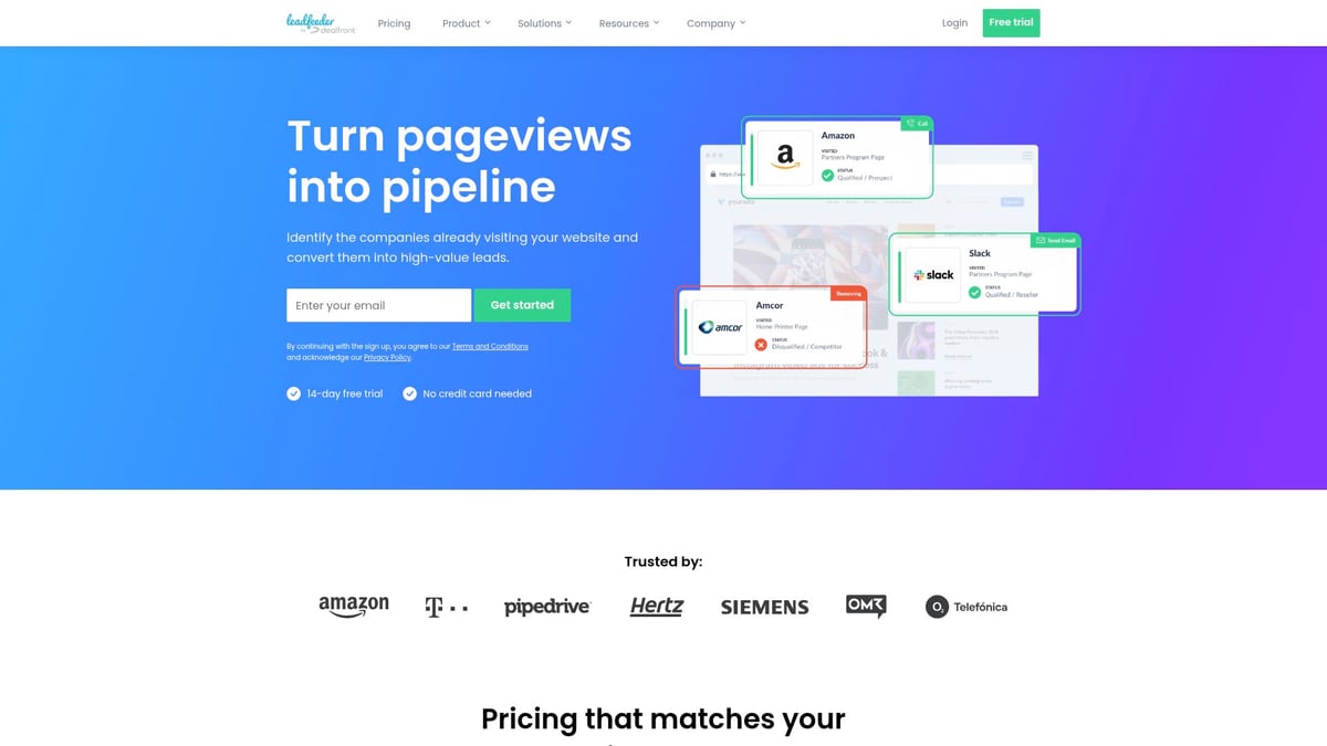 9 Game-Changing Business Lead Generation Companies for 2026 - Leadfeeder
