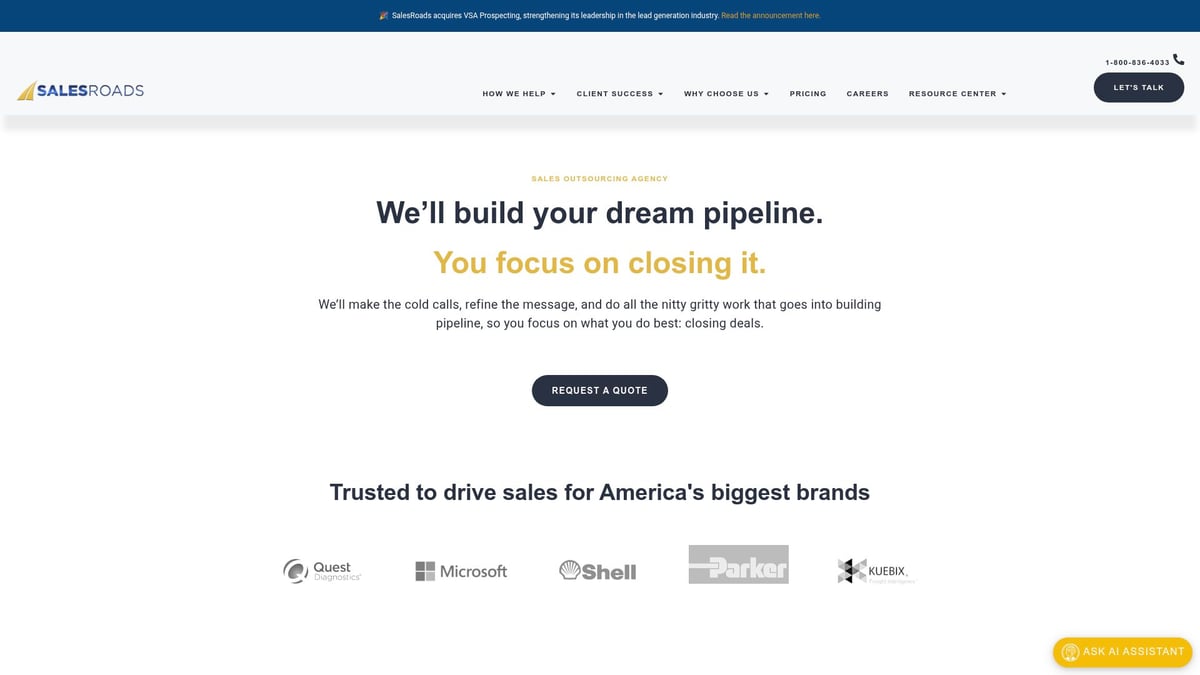 9 Game-Changing Business Lead Generation Companies for 2026 - SalesRoads