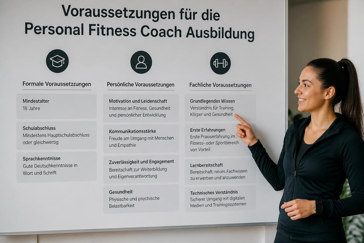 Ausbildungsvoraussetzungen Fitness