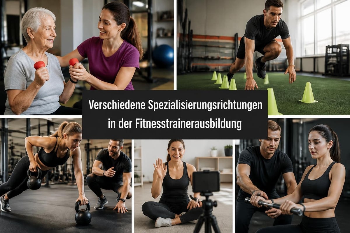 Spezialisierungsmöglichkeiten Fitnesstrainer
