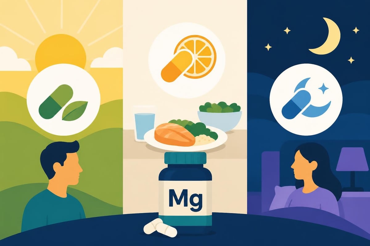 Daily magnesium timing