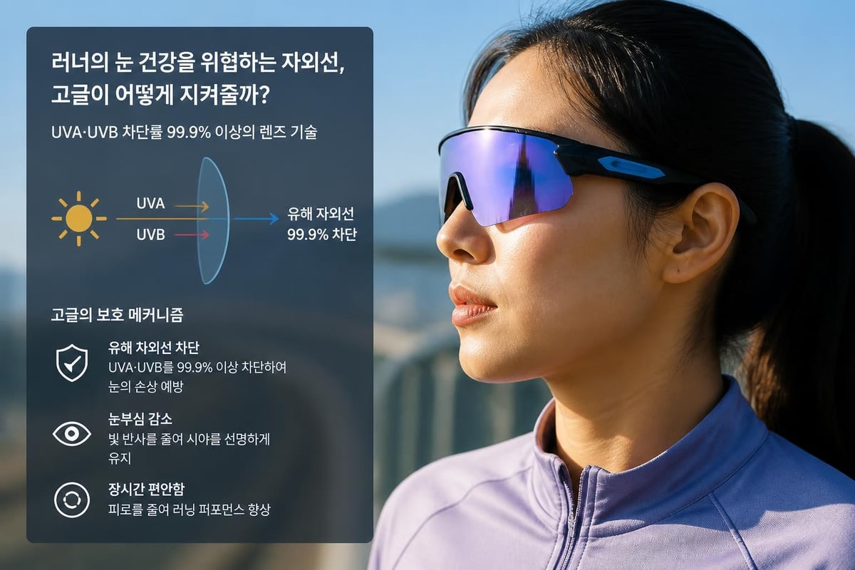 러닝 중 자외선 차단