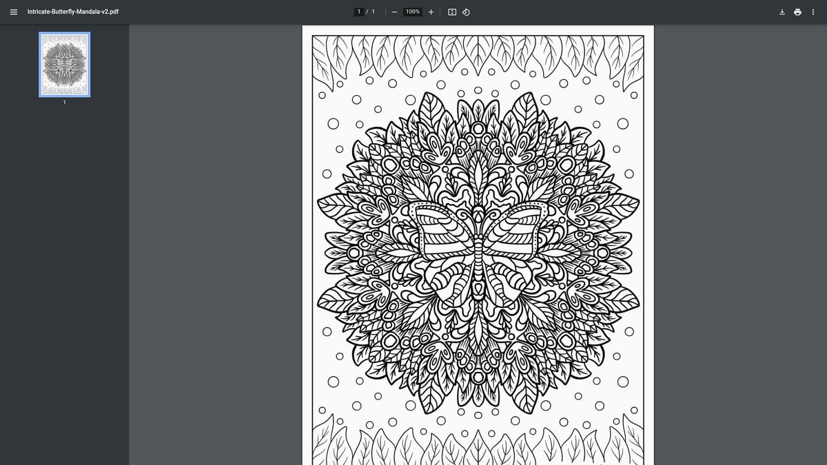 8 Best Coloring Printable Butterfly Sheets for 2026 - Monday Mandala – Intricate Butterfly Mandala