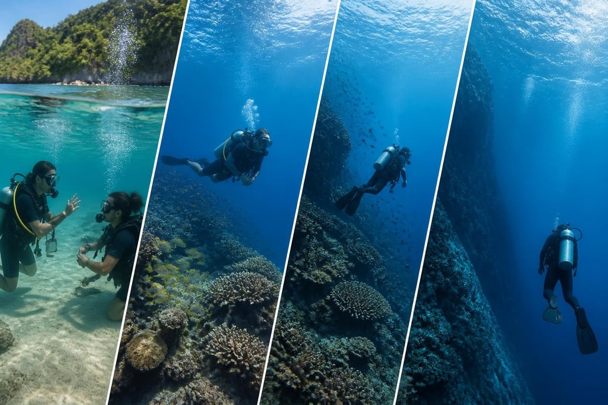 Scuba certification pathway