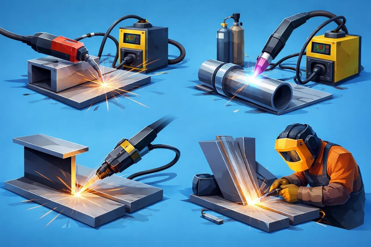 Welding techniques comparison