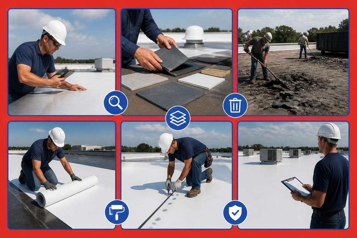 Commercial roof replacement timeline