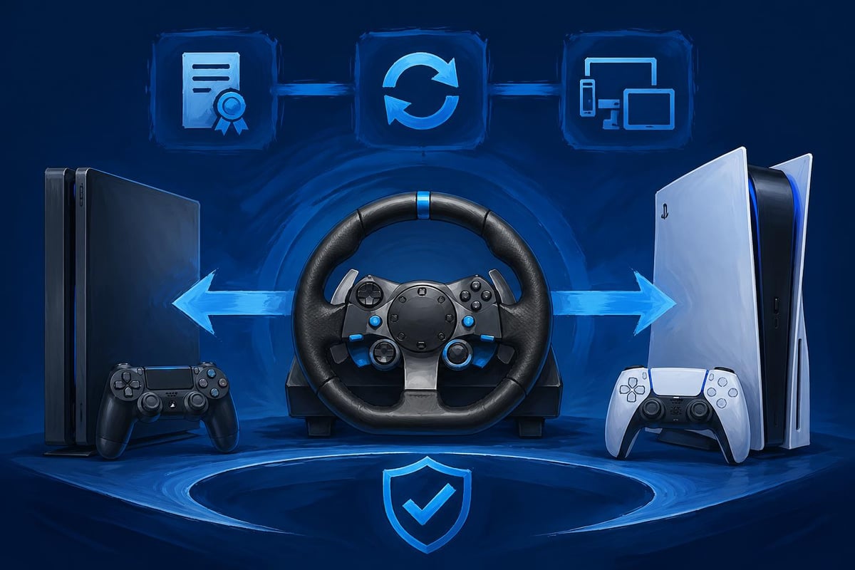 PlayStation steering wheel compatibility requirements