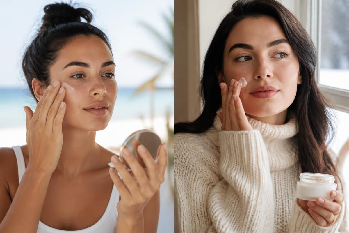 Seasonal beauty products adaptation