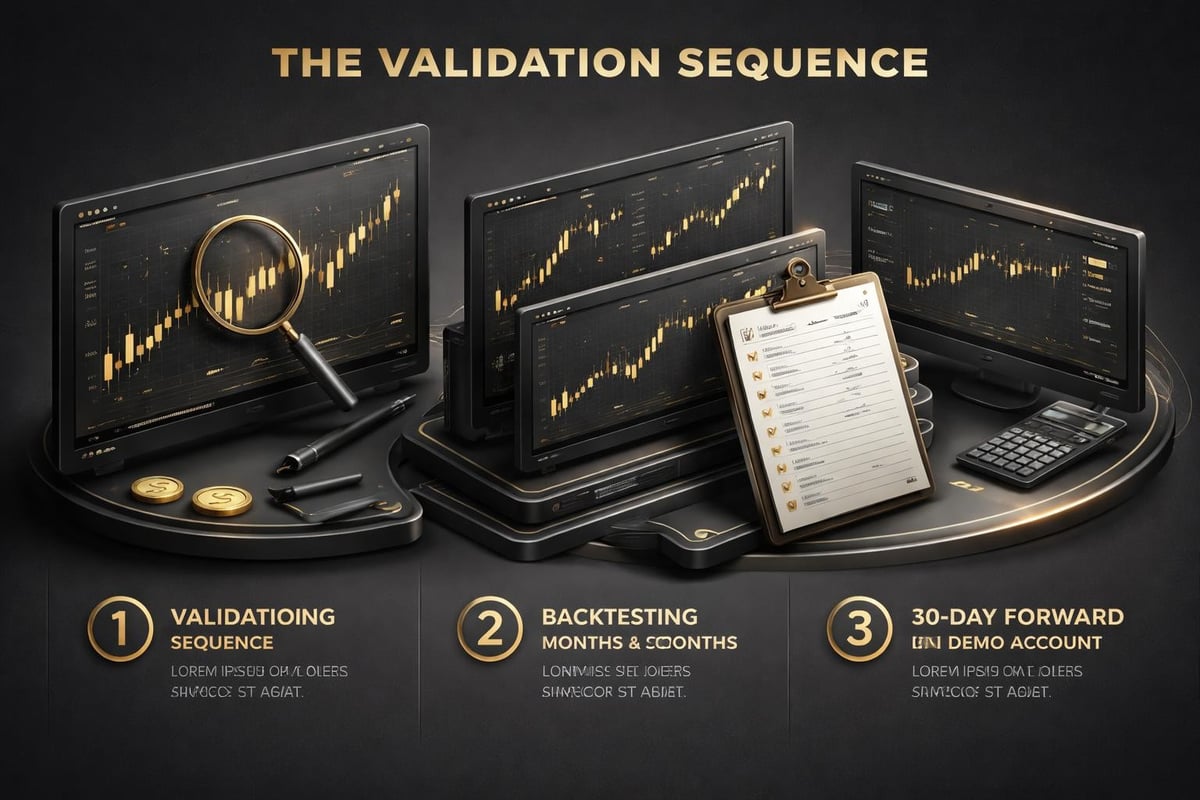 Three-step indicator testing process