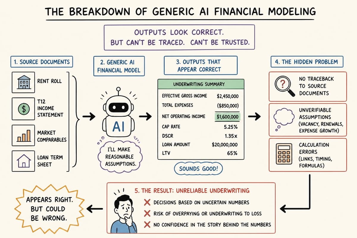 Financial model reconciliation challenges