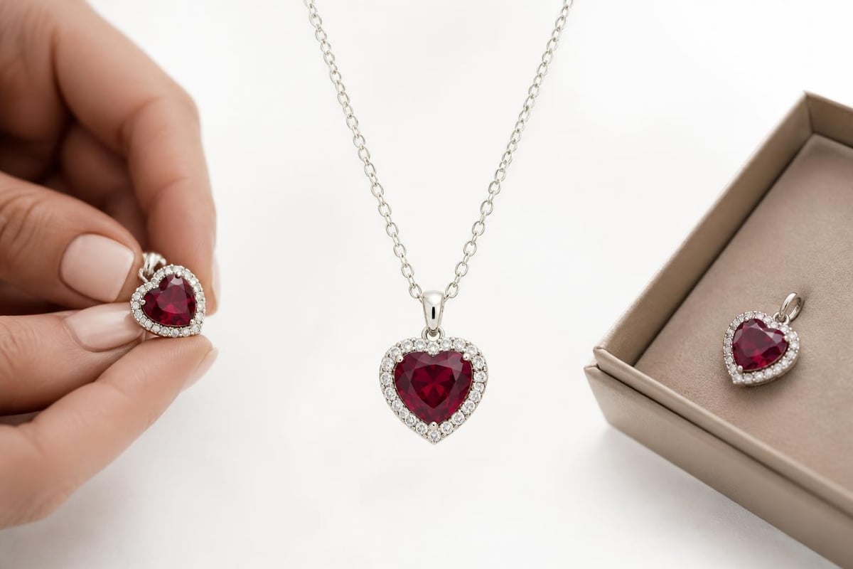 Factors affecting heart necklace value