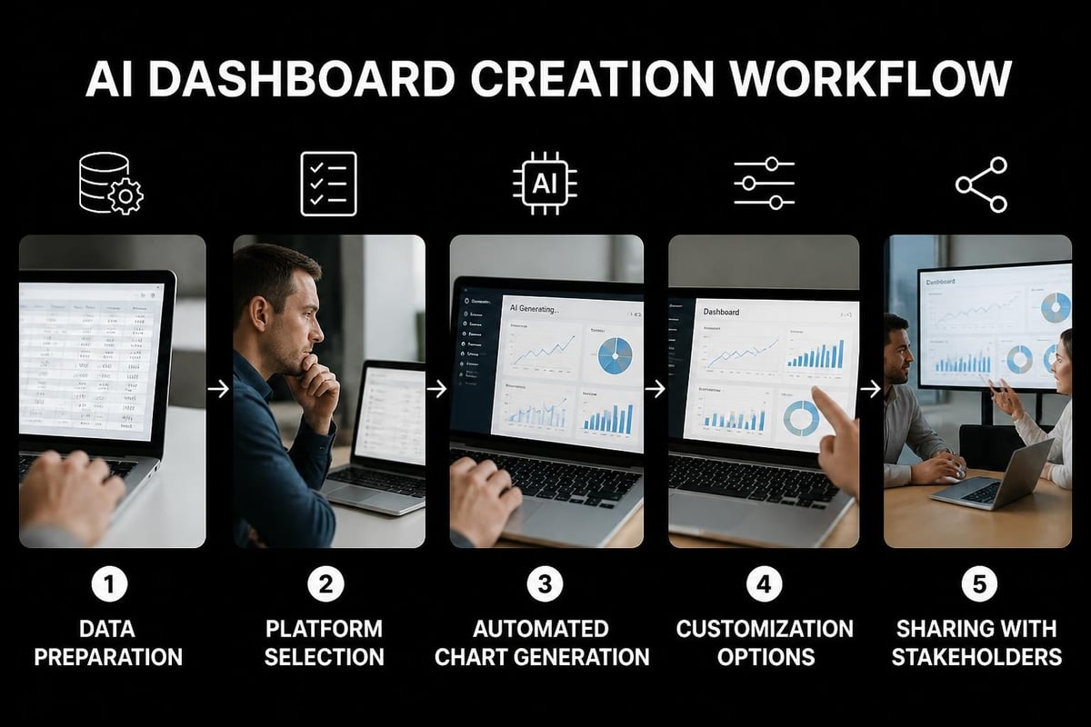 AI dashboard workflow