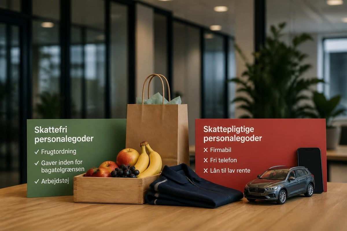 Skattefrie vs skattepligtige personalegoder