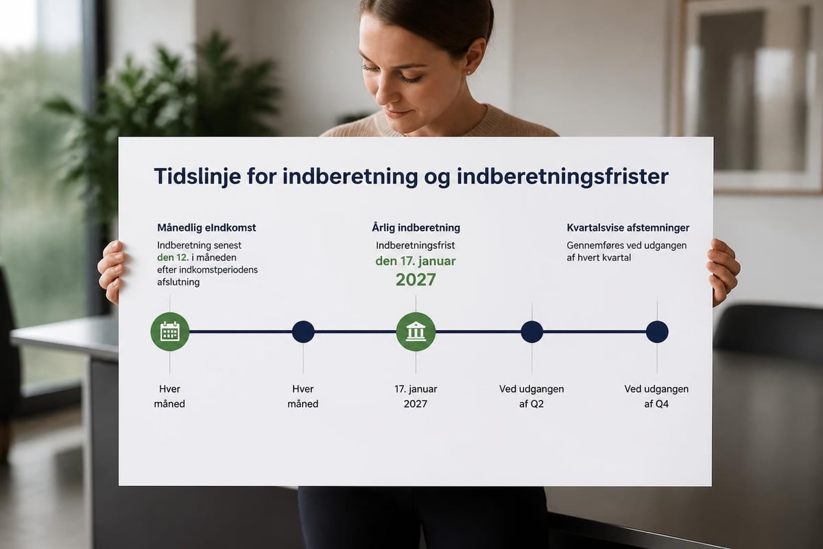 Indberetningsfrister for personalegoder