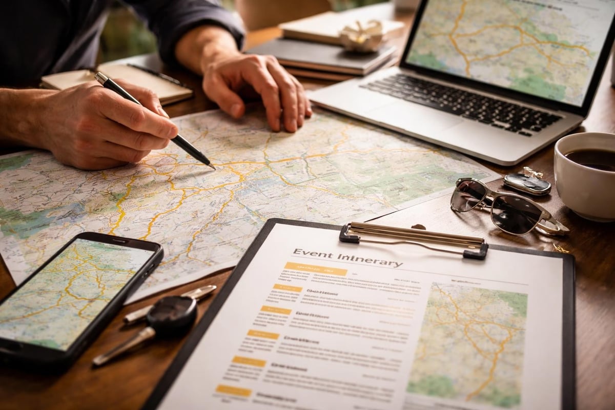 Hen party route planning