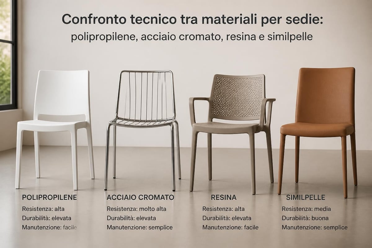 Materiali per sedie resistenti