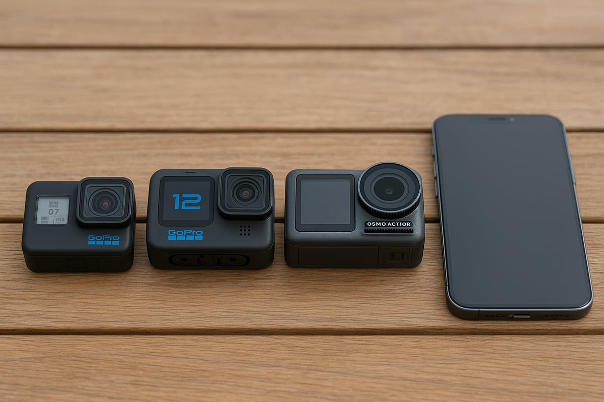 Comparisons: GoPro Hero 7 vs. current action cameras
