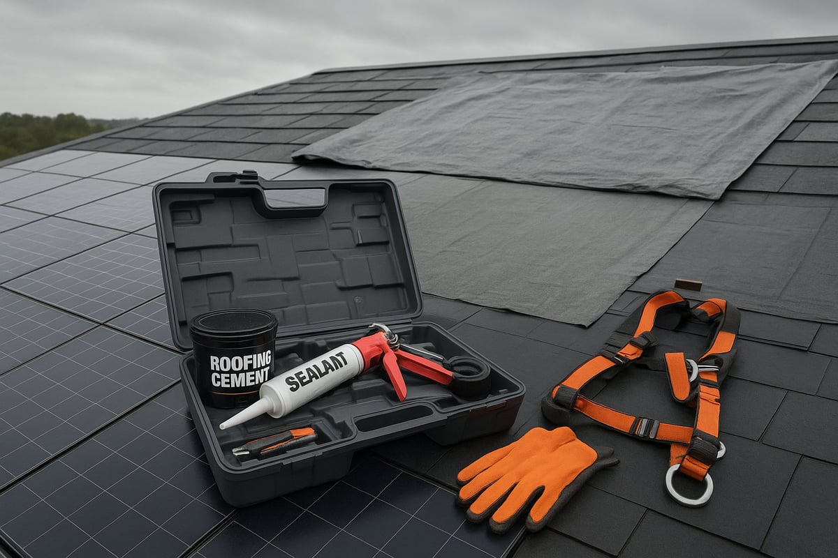 Essential Tools and Materials for Fast Roof Leak Repairs