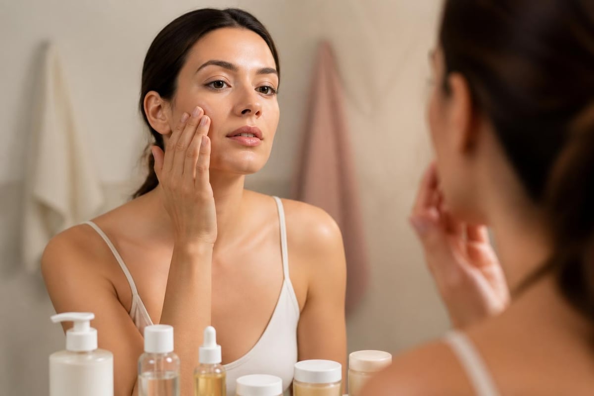 Layering skincare products