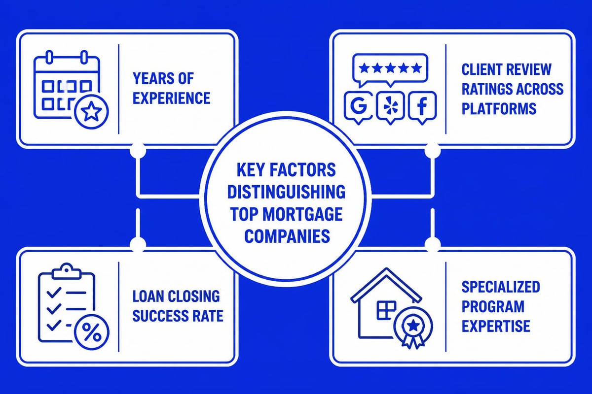 Mortgage company evaluation criteria