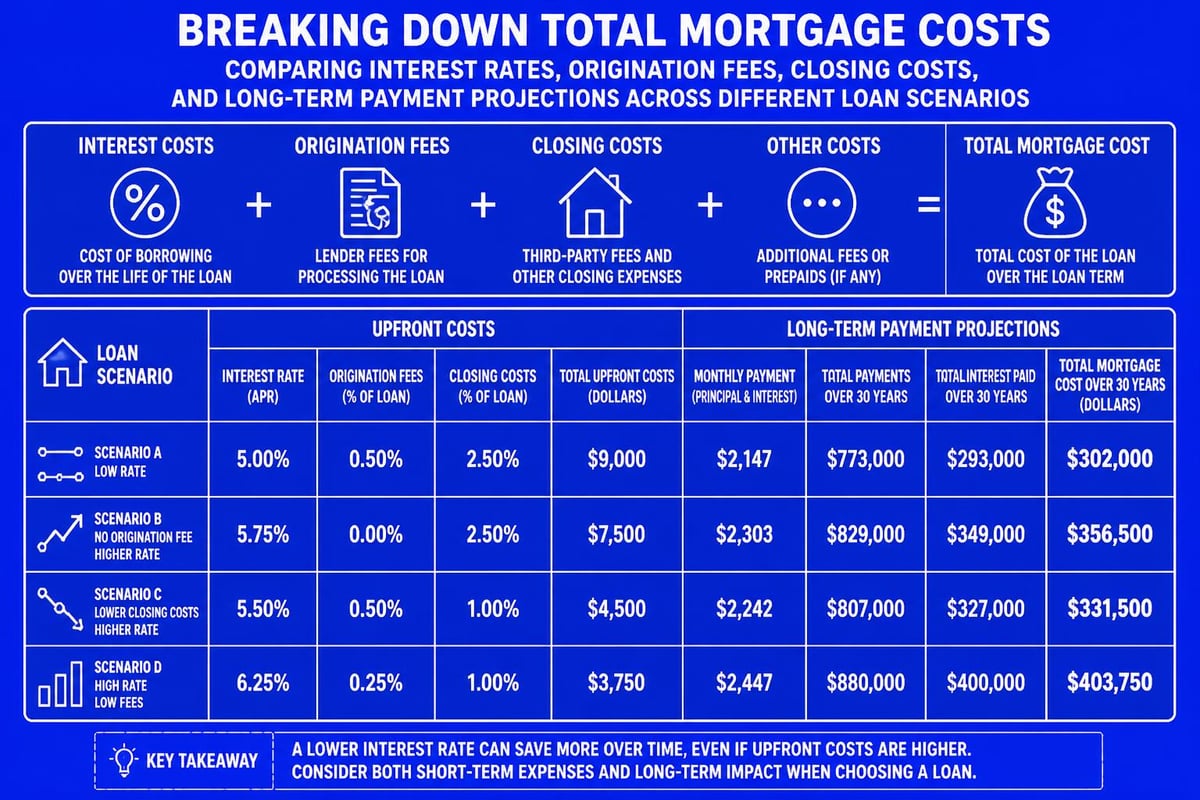 Mortgage cost comparison