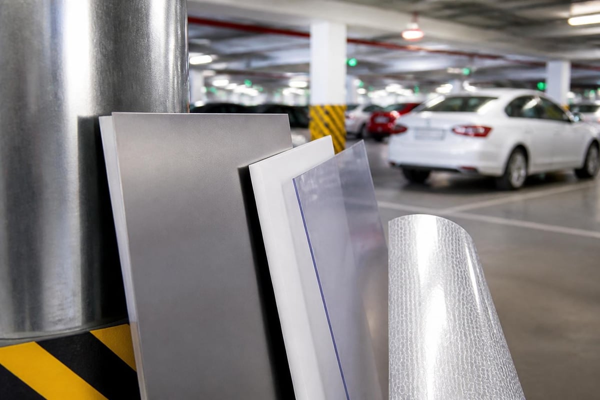 Parking sign material comparison