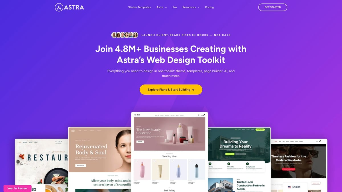 7 Onmisbare Gratis WordPress Templates Voor 2026 - Astra