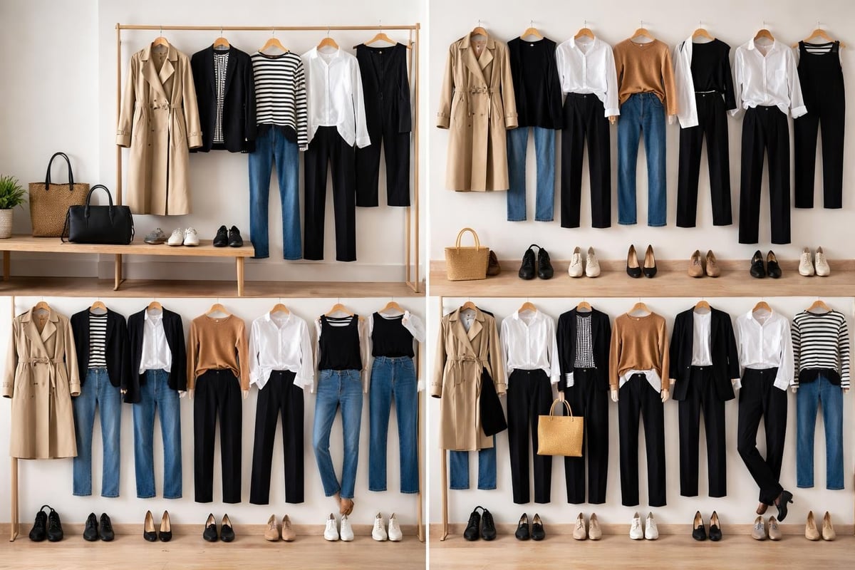 Mixing wardrobe pieces