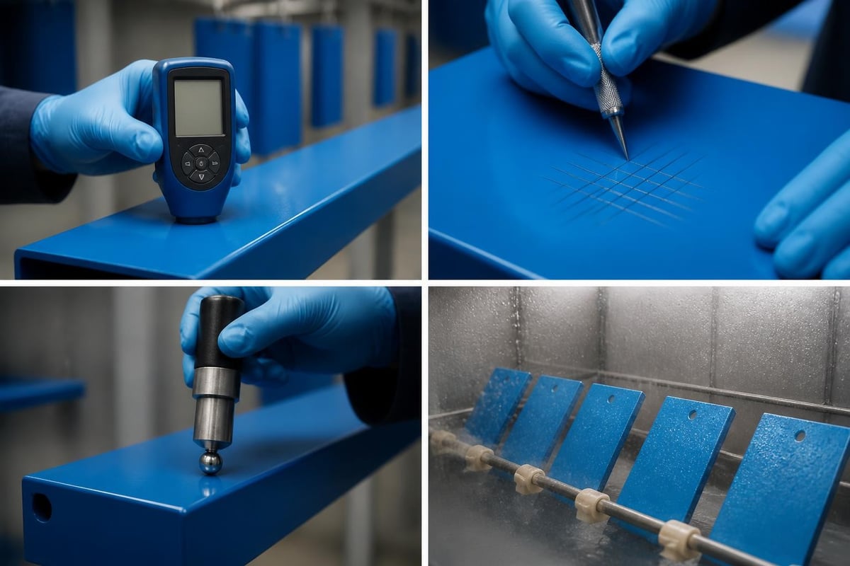 Quality control testing sequence