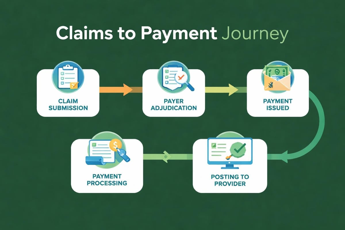 Claims to pay cycle stages