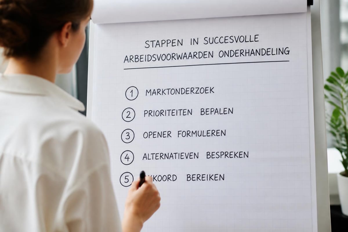 Onderhandelingsproces arbeidsvoorwaarden