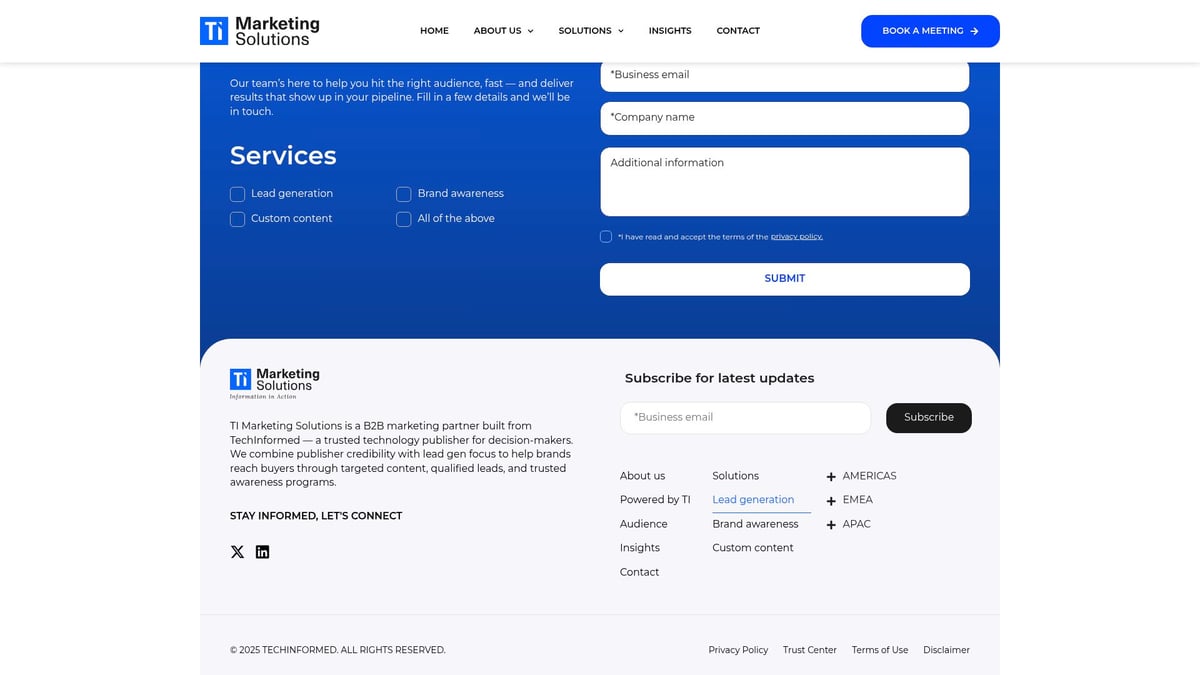 12 Leading Lead Generation Companies to Watch in 2025 - TI Marketing Solutions