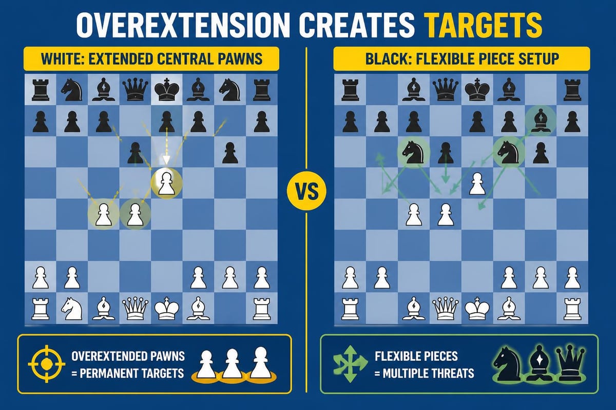 Alekhine Defense pawn structure
