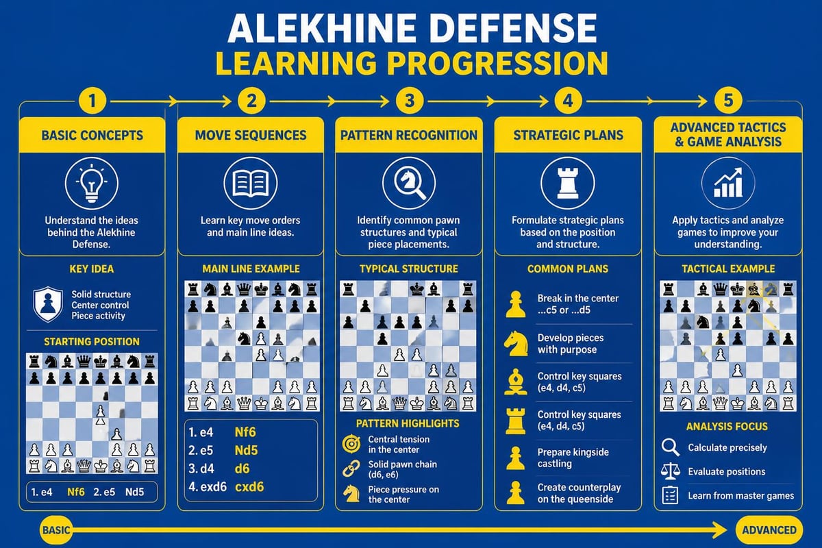 Alekhine Defense study plan
