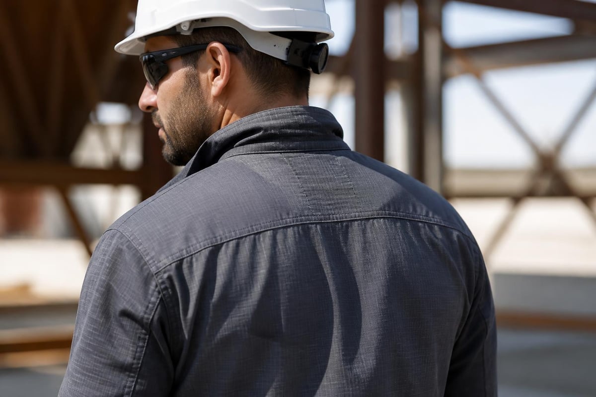 Technical fabric construction in workwear