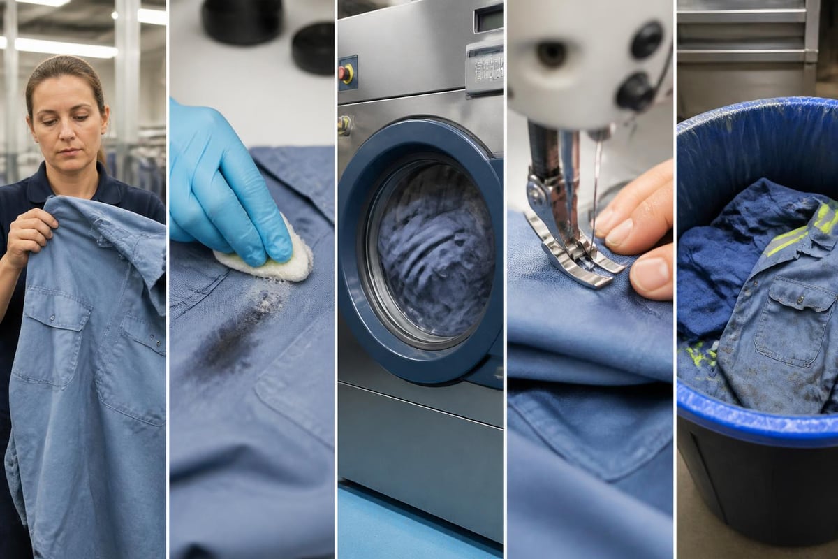 Workwear maintenance lifecycle