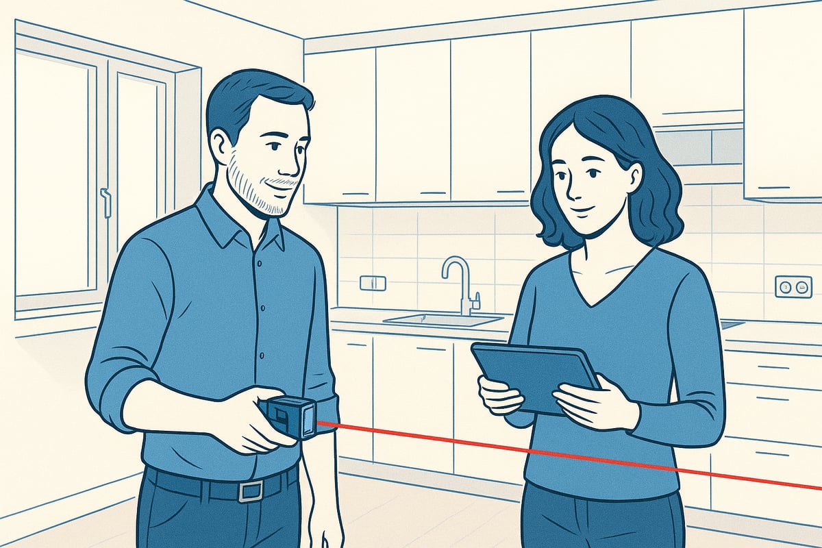 Schritt 2: Aufmaß & Raumoptimierung – Das Fundament jeder Traumküche