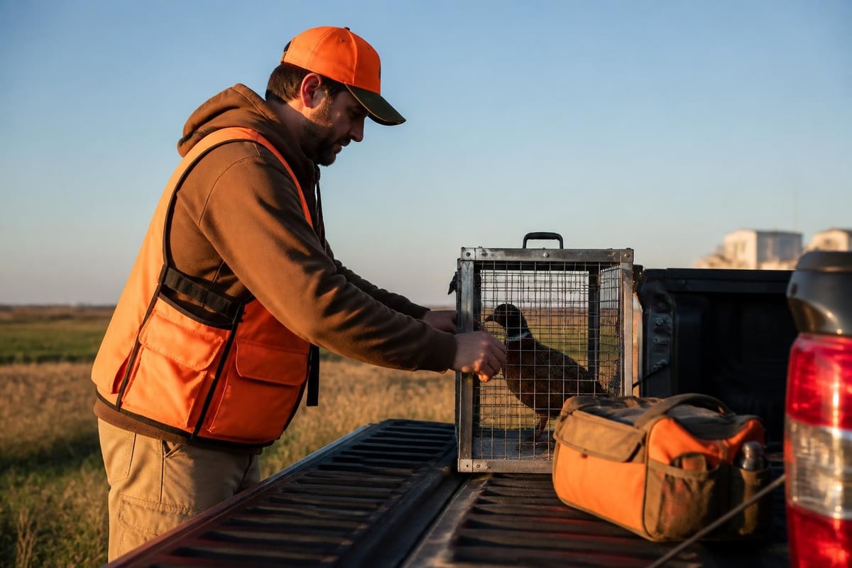 Controlled pheasant hunt process