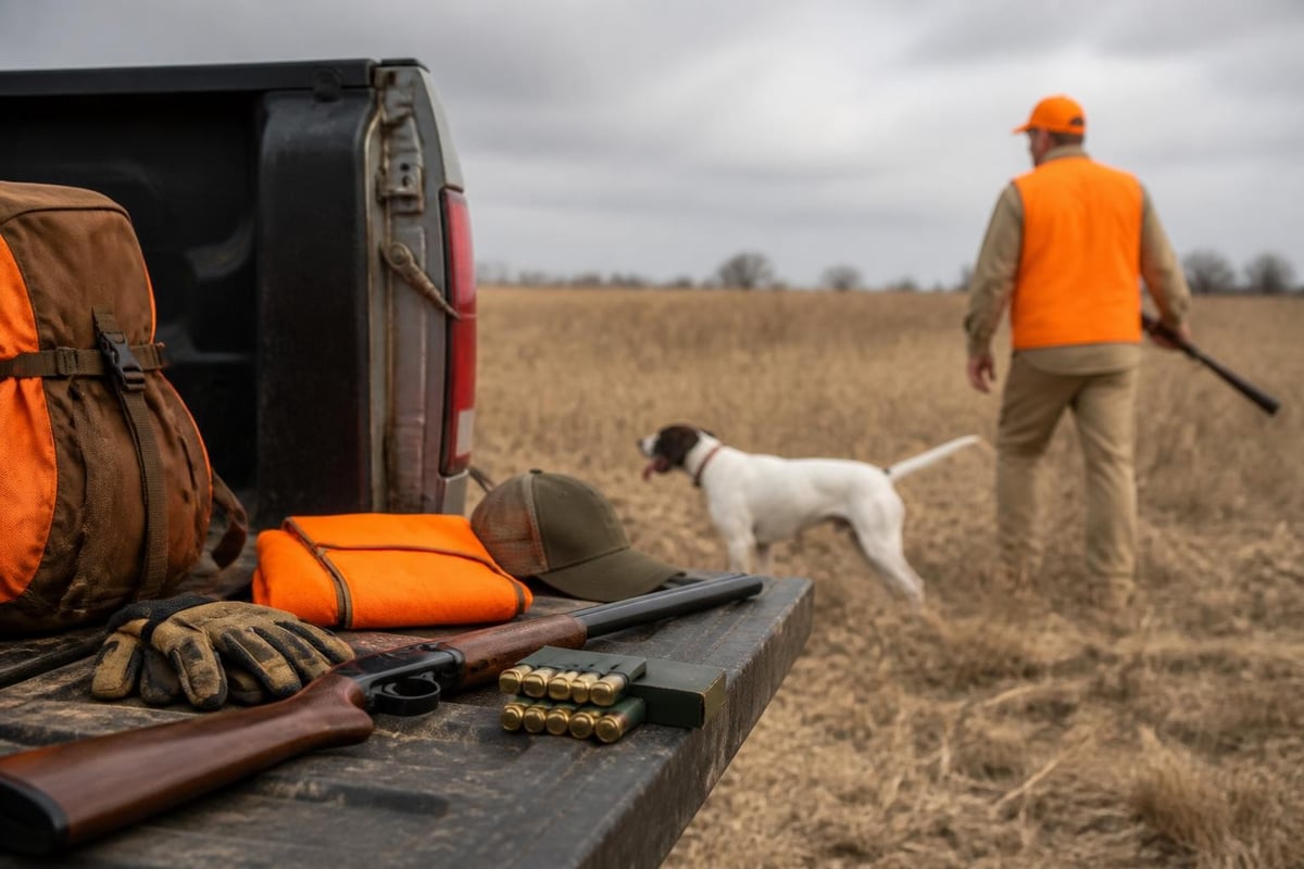 Pheasant hunting preparation