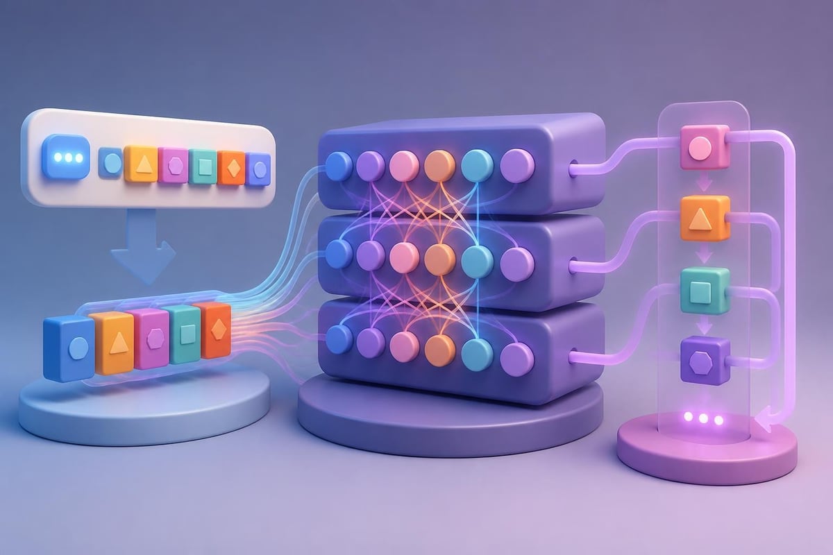 How generative AI models process inputs