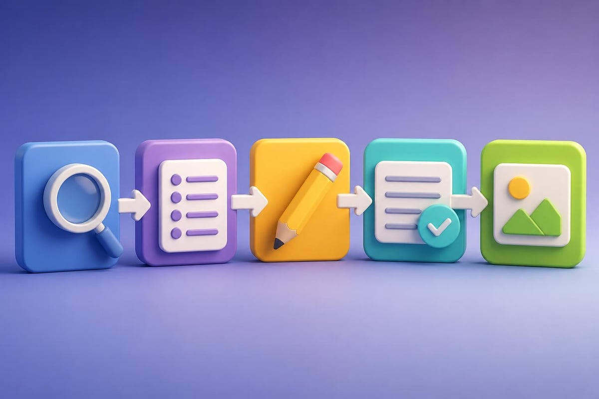 Multi-step AI workflow