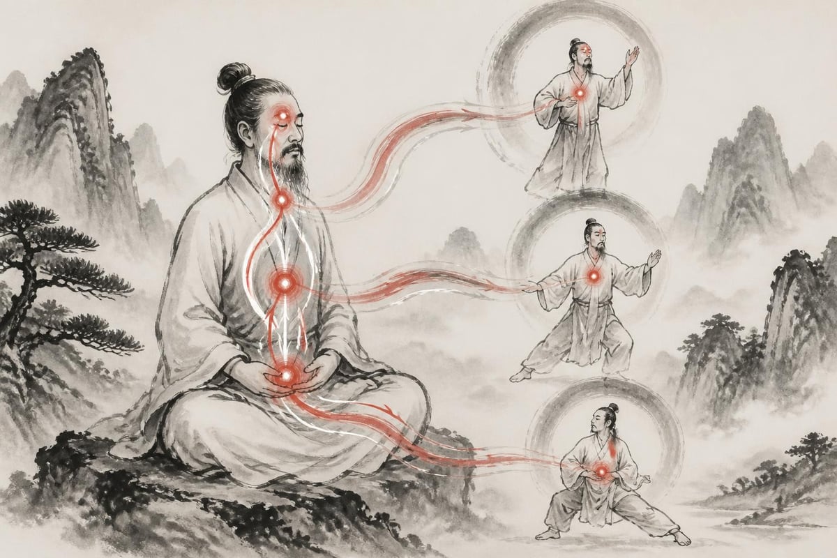 Energy flow in qigong