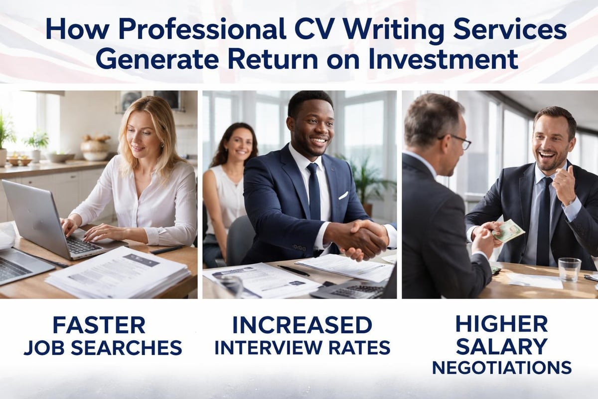 CV Writing Service UK: Expert Guide to Professional CVs 4 CV writing ROI calculation