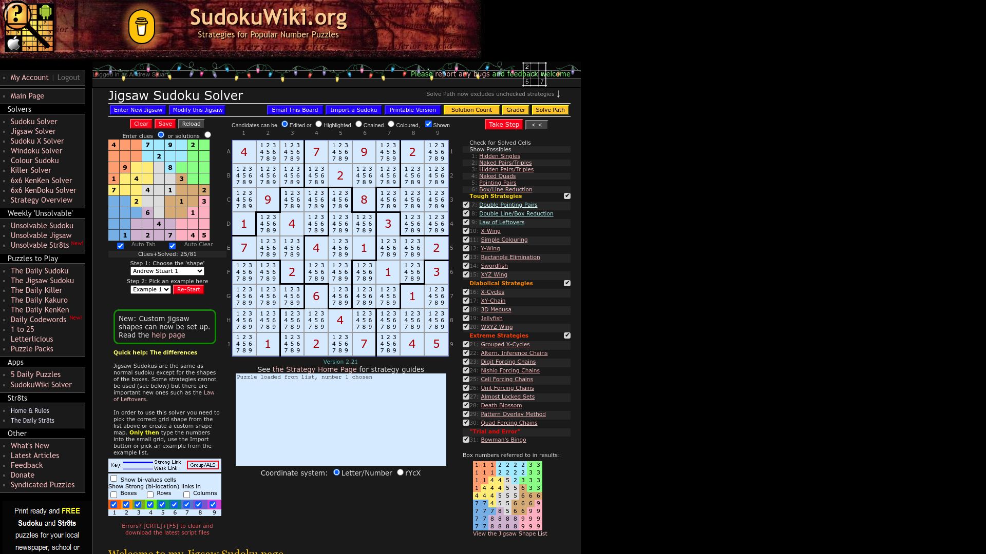 10 Best Jigsaw Sudoku Puzzles to Try in 2025 - SudokuWiki Jigsaw Sudoku Generator