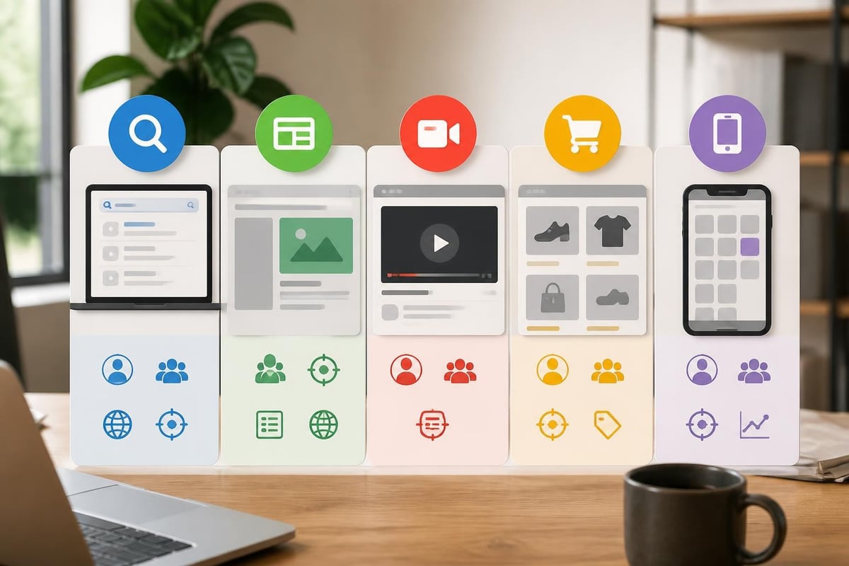 Google Ads Manager Kampagnentypen