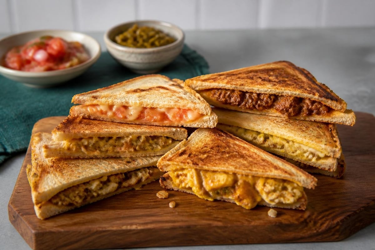 South African jaffle filling combinations