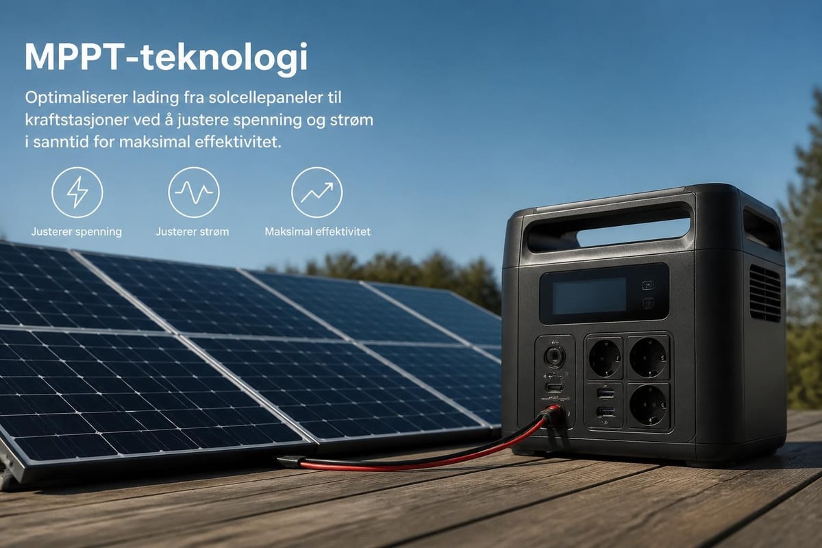 Solcellepanel ladeproess