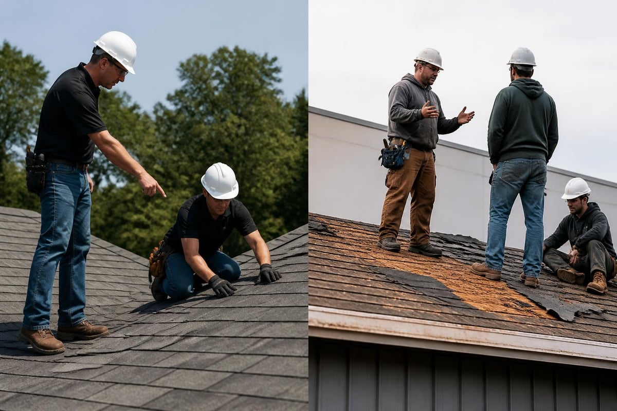 In-house roofing crews versus subcontractor networks